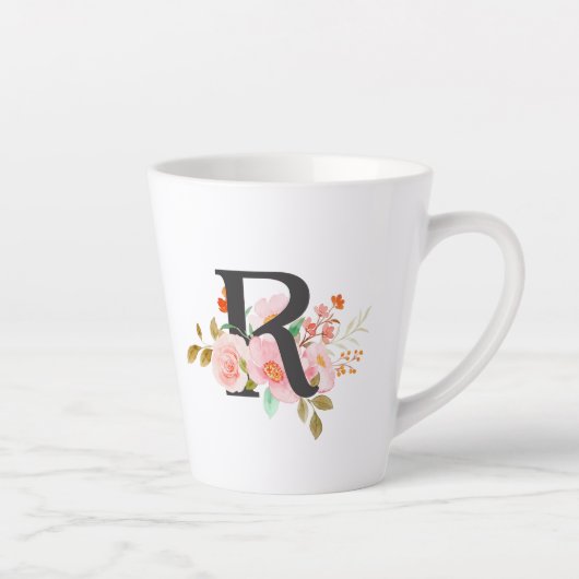 Tasse Latte Lettre R (Droite)