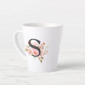 Tasse Latte Lettre S (Angle gauche)