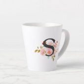 Tasse Latte Lettre S (Angle droit)
