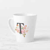 Tasse Latte Lettre T (Angle gauche)