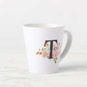 Tasse Latte Lettre T (Angle droit)