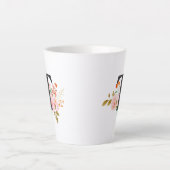 Tasse Latte Lettre T (Devant)