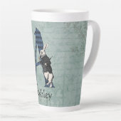 TASSE LATTE LETTRE TAPIS BLANC A (Angle droit)