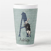 TASSE LATTE LETTRE TAPIS BLANC A (Devant)