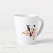 Tasse Latte Lettre V (Angle droit)