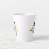 Tasse Latte Lettre V (Devant)