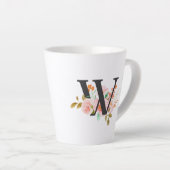 Tasse Latte Lettre W (Angle droit)