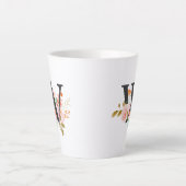 Tasse Latte Lettre W (Devant)