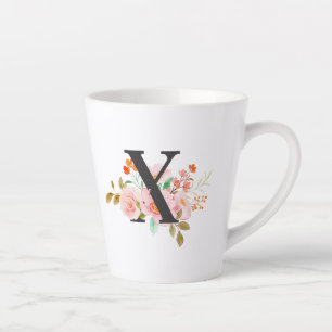 Tasse Latte Lettre X