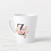 Tasse Latte Lettre Z (Angle gauche)