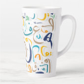 TASSE LATTE LETTRES ARABES CABINE (Droite)