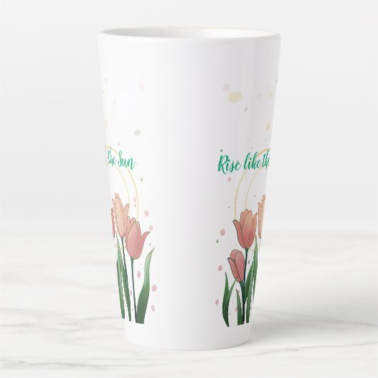 Tasse Latte Lever comme le Soleil (Devant)