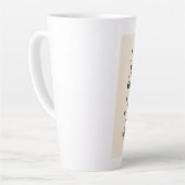 Tasse Latte L'heure du café commence maintenant (Angle gauche)