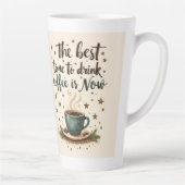 Tasse Latte L'heure du café commence maintenant (Droite)