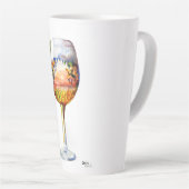 Tasse Latte L'histoire du vin (Angle droit)