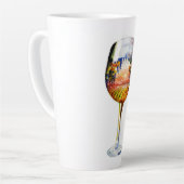 Tasse Latte L'histoire du vin (Angle gauche)