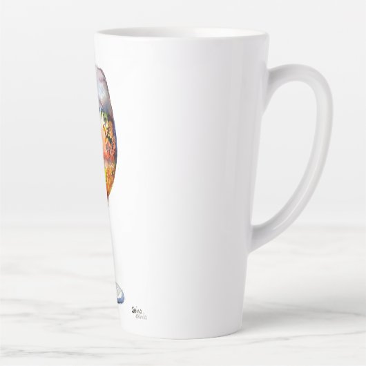 Tasse Latte L'histoire du vin (Droite)