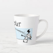 Tasse Latte L'hiver (Droite)