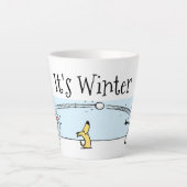 Tasse Latte L'hiver (Devant)
