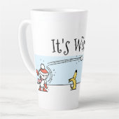 Tasse Latte L'hiver (Angle gauche)