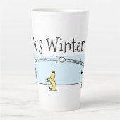 Tasse Latte L'hiver (Devant)