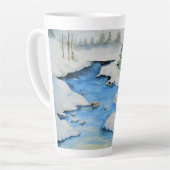 Tasse Latte L'hiver dans la vallée (Angle gauche)