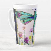Tasse Latte Libellule (Angle gauche)