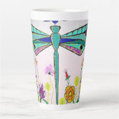 Tasse Latte Libellule (Devant)