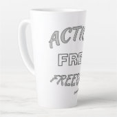 Tasse Latte Liberté d'action (Angle gauche)