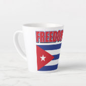 Tasse Latte Liberté pour Cuba (Angle gauche)