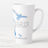 Tasse Latte Libre comme un oiseau (Droite)