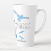 Tasse Latte Libre comme un oiseau 2 (Droite)