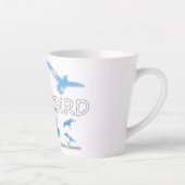 Tasse Latte Libre comme un oiseau 2 (Droite)