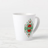 Tasse Latte Libre la Palestine (Angle droit)
