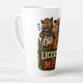 Tasse Latte Licensed To Miss (Angle gauche)