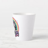 Tasse Latte Licorne Arc-en-ciel (Devant)