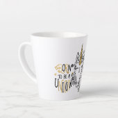 Tasse Latte Licorne de Noël née (Angle gauche)