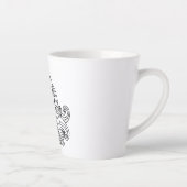 Tasse Latte Licorne de Noël née (Droite)