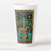 Tasse Latte Lid of Great Tomb of Pakal - Astronaut Palenque (Devant)
