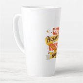 Tasse Latte Life Happee Coffee Help (Angle gauche)