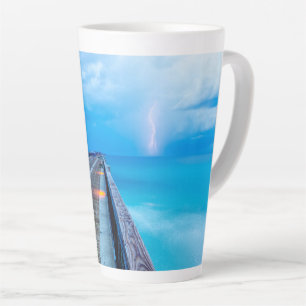 Tasse Latte Ligne de Navarre Beach