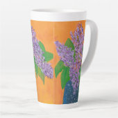 Tasse Latte Lilacs (Angle droit)