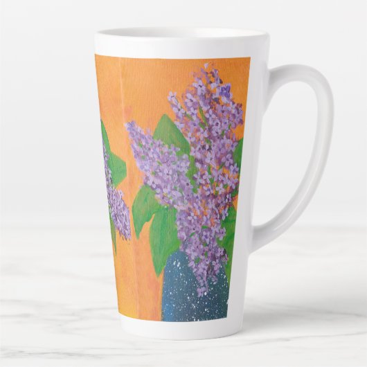 Tasse Latte Lilacs (Droite)