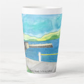 Tasse Latte L'île de Valentia  (Devant)