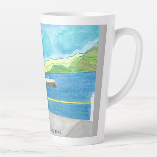 Tasse Latte L'île de Valentia  (Droite)