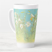 Tasse Latte Lily florissante (Angle gauche)