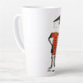 Tasse Latte 'Lily' - Vivez la vie selon vos propres termes Lat (Angle gauche)