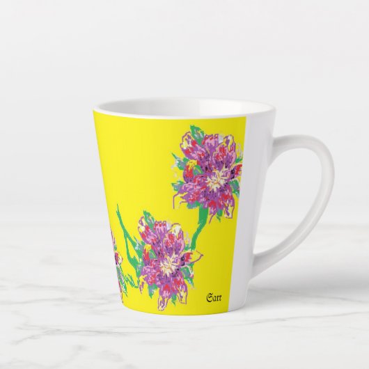 Tasse Latte Lin asiatique latte petite bouge (Droite)