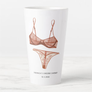Tasse Latte Lingerie Blush Mariage