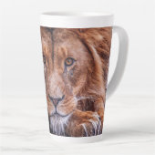 Tasse Latte Lion africain (Angle droit)